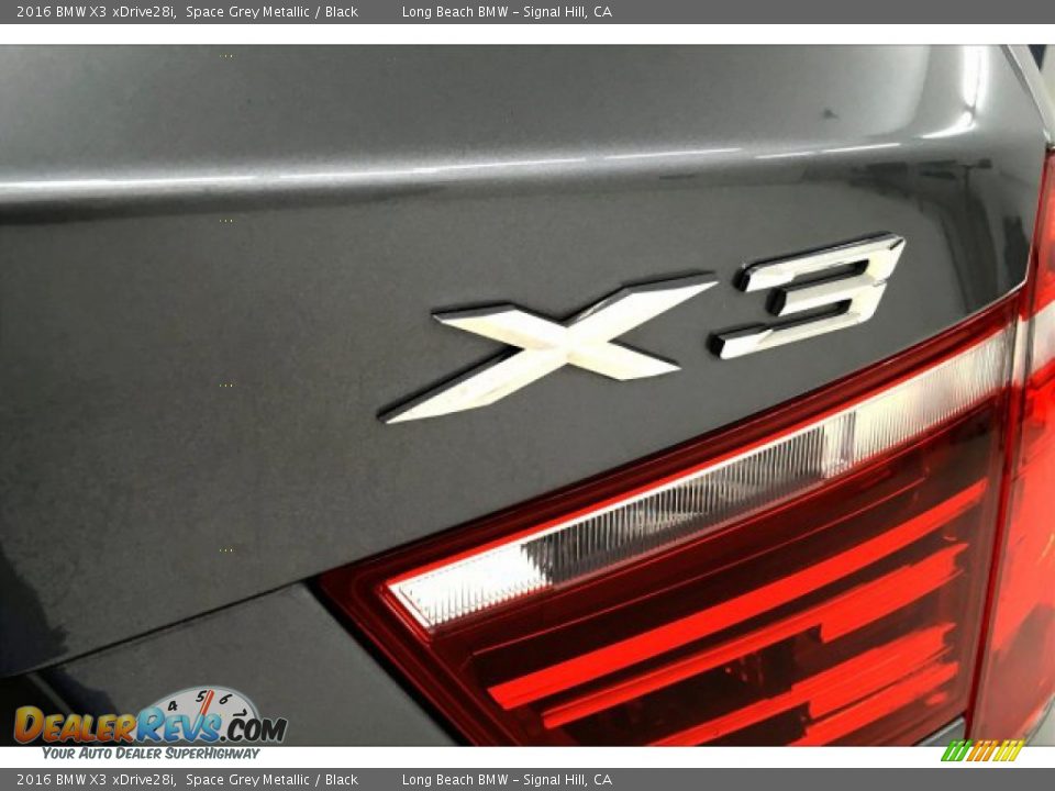 2016 BMW X3 xDrive28i Space Grey Metallic / Black Photo #7