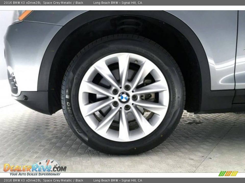 2016 BMW X3 xDrive28i Space Grey Metallic / Black Photo #8
