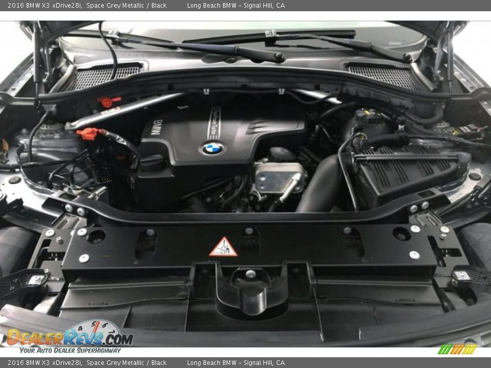 2016 BMW X3 xDrive28i Space Grey Metallic / Black Photo #9