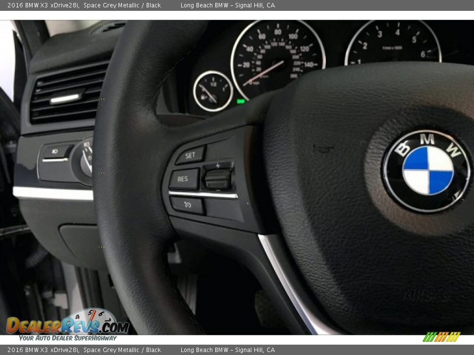 2016 BMW X3 xDrive28i Space Grey Metallic / Black Photo #14