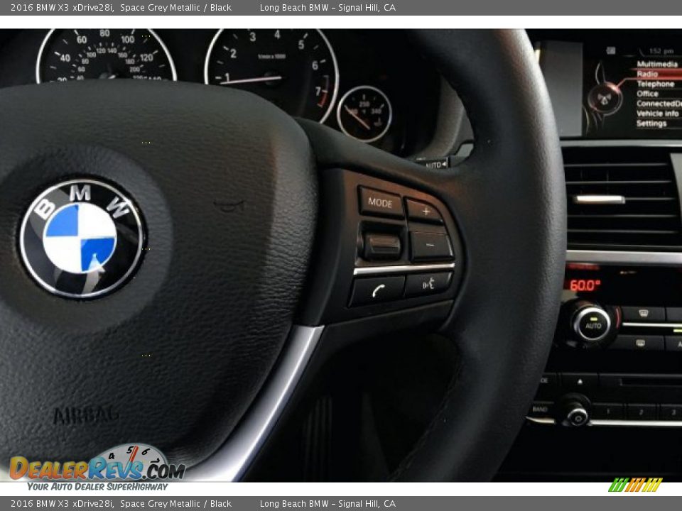 2016 BMW X3 xDrive28i Space Grey Metallic / Black Photo #15