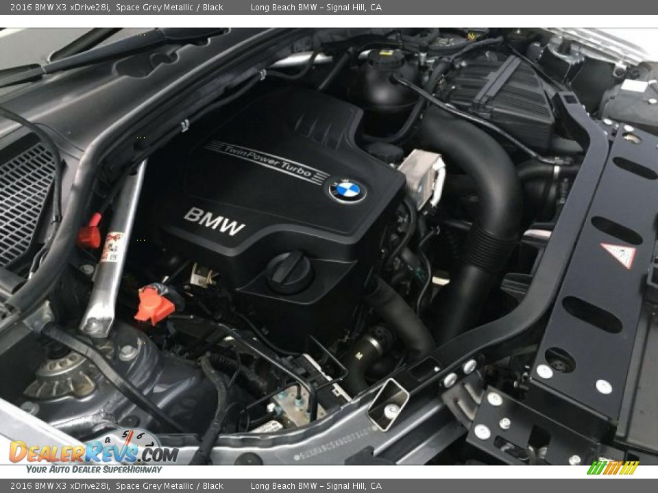 2016 BMW X3 xDrive28i Space Grey Metallic / Black Photo #27