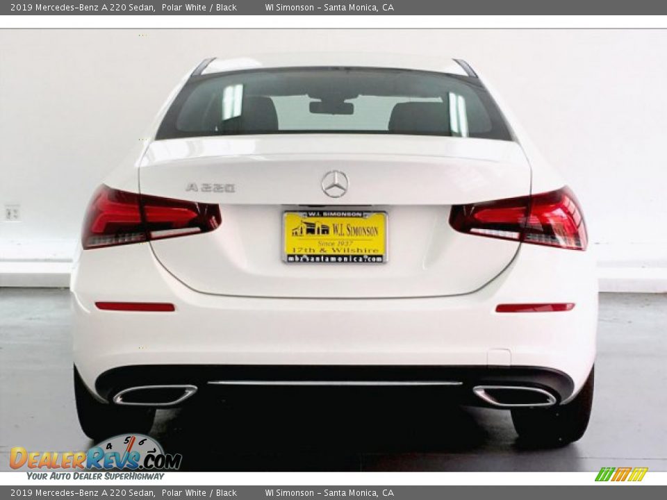 2019 Mercedes-Benz A 220 Sedan Polar White / Black Photo #3