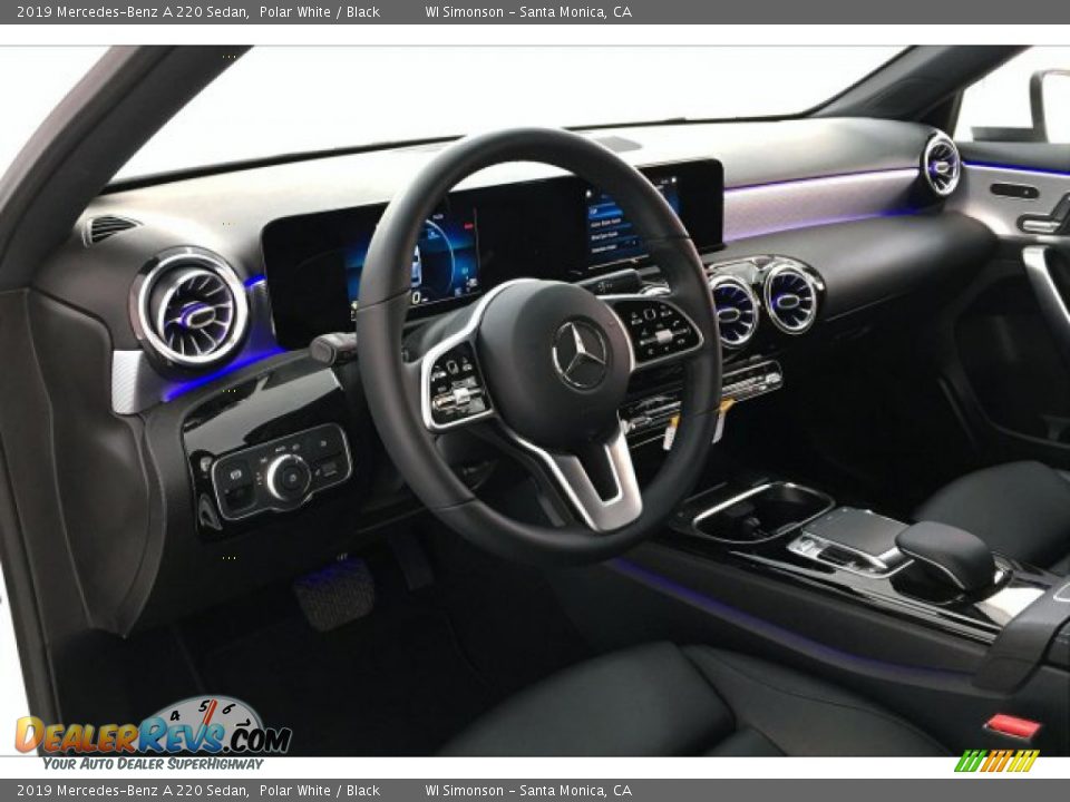 2019 Mercedes-Benz A 220 Sedan Polar White / Black Photo #4