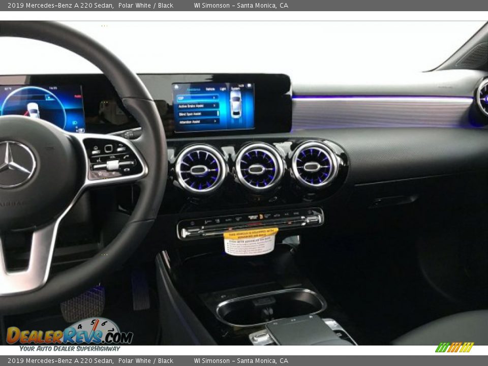 2019 Mercedes-Benz A 220 Sedan Polar White / Black Photo #6