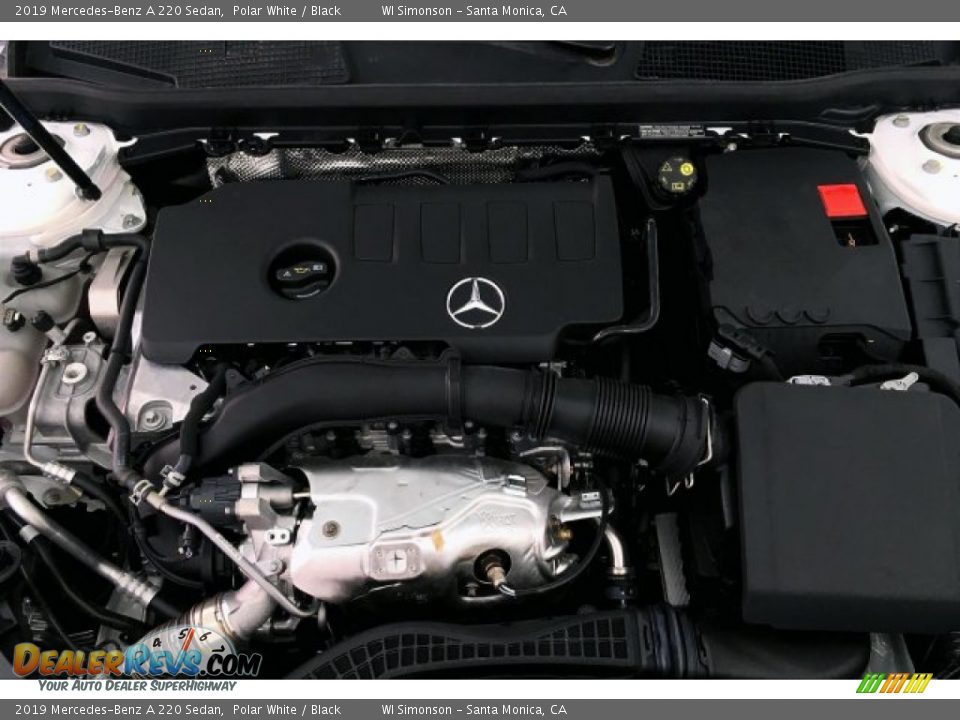 2019 Mercedes-Benz A 220 Sedan Polar White / Black Photo #8