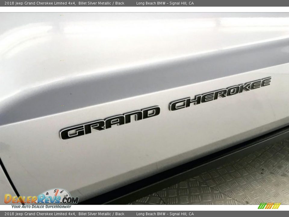 2018 Jeep Grand Cherokee Limited 4x4 Billet Silver Metallic / Black Photo #7
