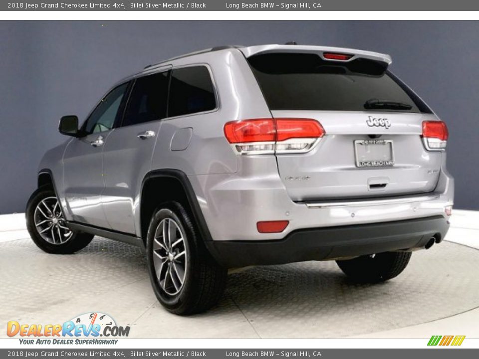 2018 Jeep Grand Cherokee Limited 4x4 Billet Silver Metallic / Black Photo #10