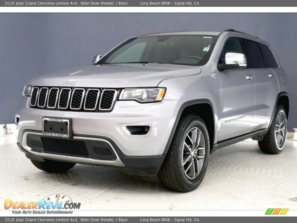 2018 Jeep Grand Cherokee Limited 4x4 Billet Silver Metallic / Black Photo #12