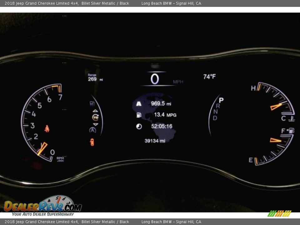 2018 Jeep Grand Cherokee Limited 4x4 Billet Silver Metallic / Black Photo #16