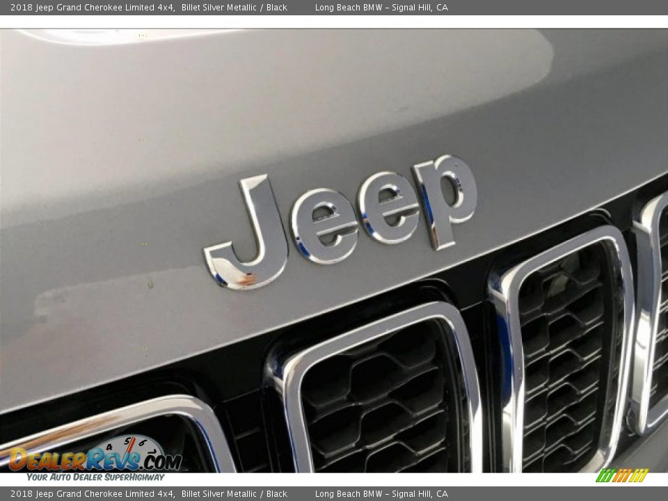 2018 Jeep Grand Cherokee Limited 4x4 Billet Silver Metallic / Black Photo #28