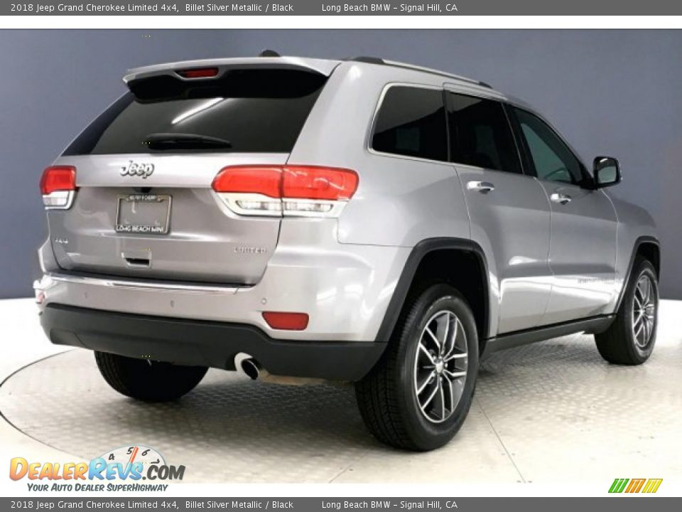 2018 Jeep Grand Cherokee Limited 4x4 Billet Silver Metallic / Black Photo #29