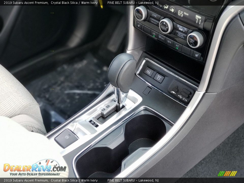 2019 Subaru Ascent Premium Crystal Black Silica / Warm Ivory Photo #13