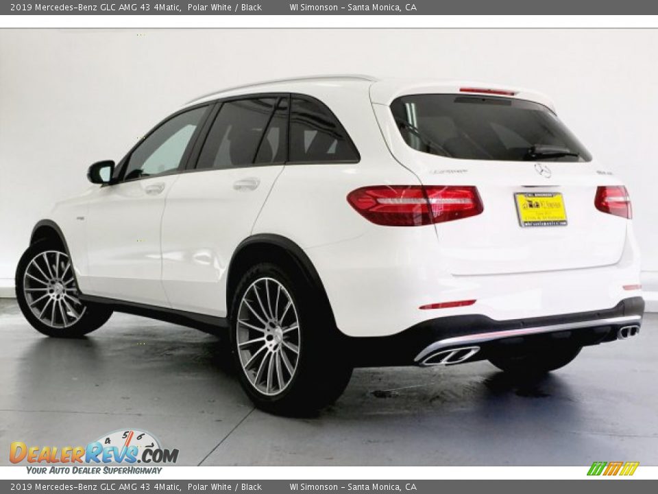 2019 Mercedes-Benz GLC AMG 43 4Matic Polar White / Black Photo #2