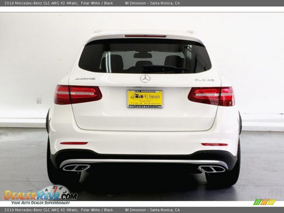 2019 Mercedes-Benz GLC AMG 43 4Matic Polar White / Black Photo #3