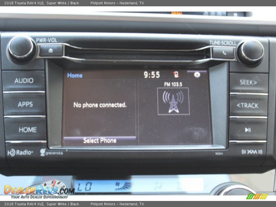 2018 Toyota RAV4 XLE Super White / Black Photo #15