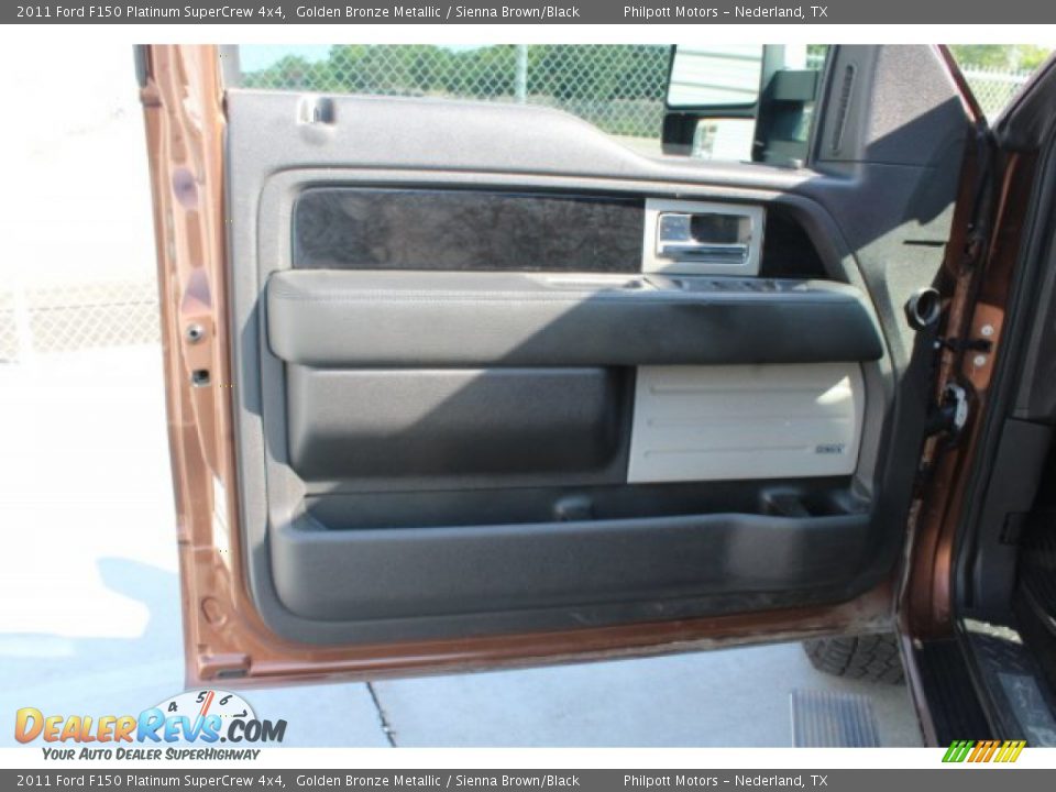 2011 Ford F150 Platinum SuperCrew 4x4 Golden Bronze Metallic / Sienna Brown/Black Photo #11