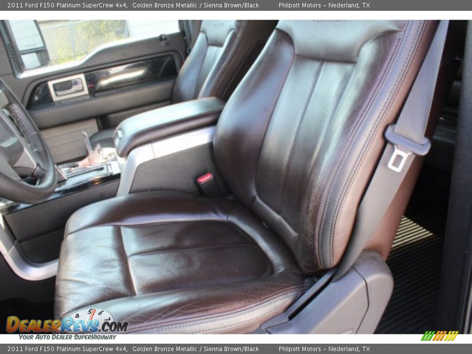 2011 Ford F150 Platinum SuperCrew 4x4 Golden Bronze Metallic / Sienna Brown/Black Photo #12