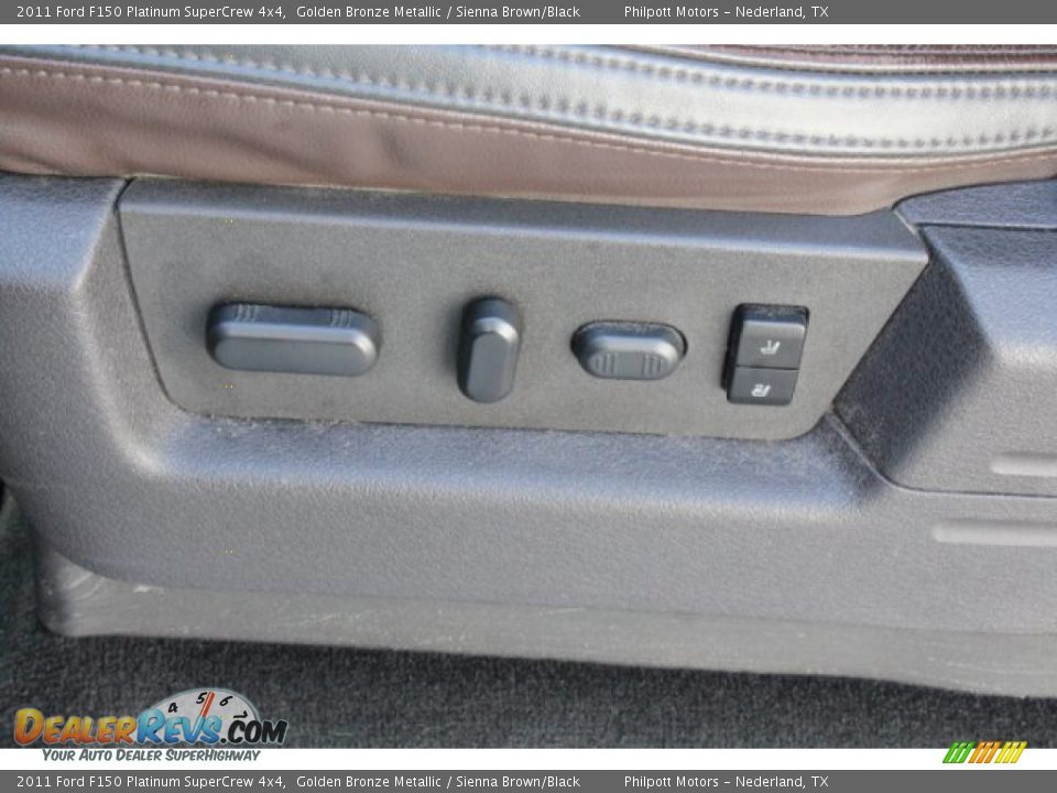 2011 Ford F150 Platinum SuperCrew 4x4 Golden Bronze Metallic / Sienna Brown/Black Photo #13