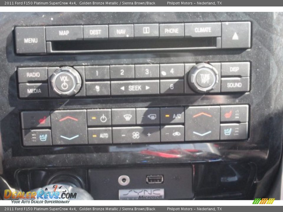 2011 Ford F150 Platinum SuperCrew 4x4 Golden Bronze Metallic / Sienna Brown/Black Photo #15