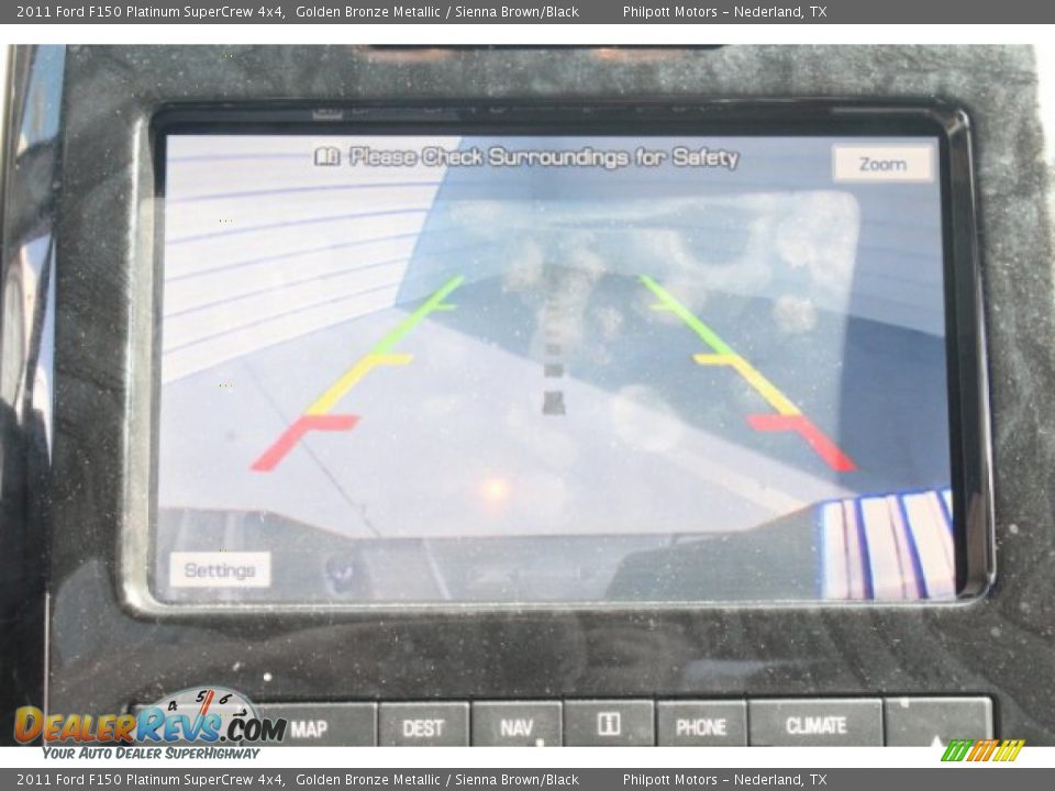 2011 Ford F150 Platinum SuperCrew 4x4 Golden Bronze Metallic / Sienna Brown/Black Photo #16