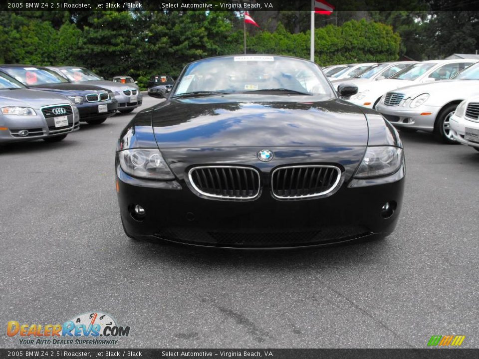 2005 BMW Z4 2.5i Roadster Jet Black / Black Photo #4