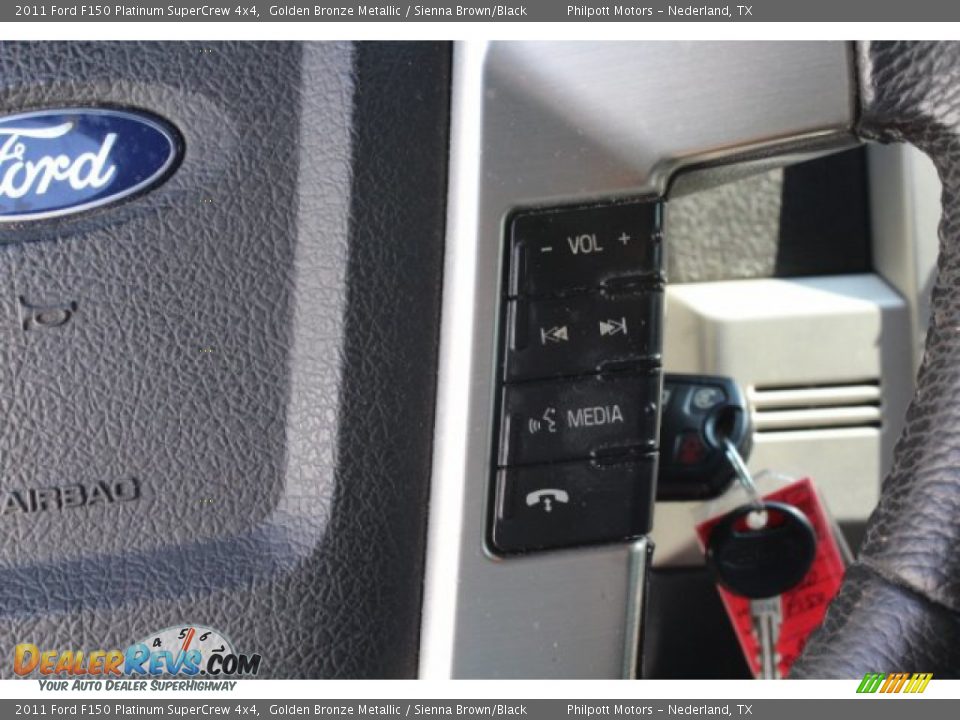 2011 Ford F150 Platinum SuperCrew 4x4 Golden Bronze Metallic / Sienna Brown/Black Photo #18