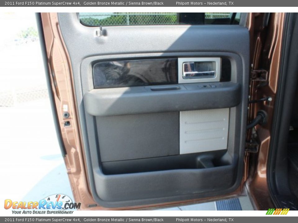 2011 Ford F150 Platinum SuperCrew 4x4 Golden Bronze Metallic / Sienna Brown/Black Photo #19