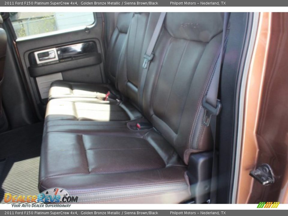 2011 Ford F150 Platinum SuperCrew 4x4 Golden Bronze Metallic / Sienna Brown/Black Photo #20