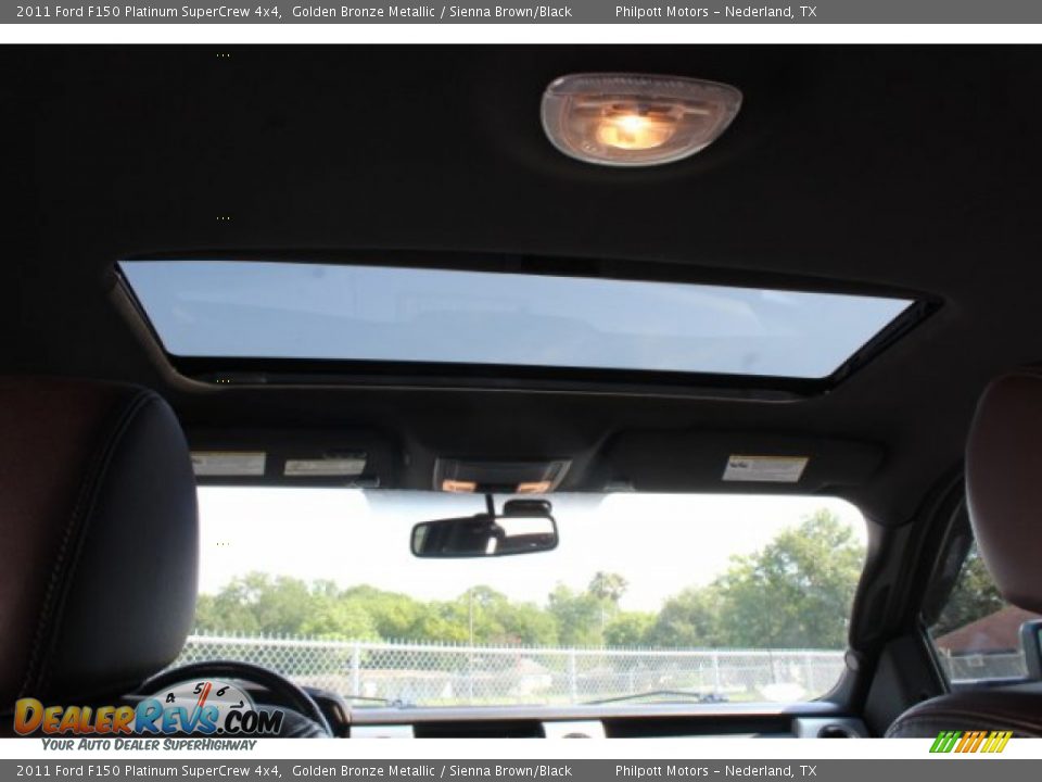 2011 Ford F150 Platinum SuperCrew 4x4 Golden Bronze Metallic / Sienna Brown/Black Photo #23