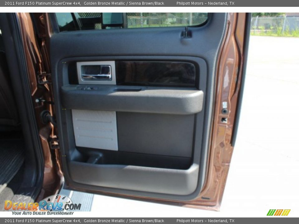 2011 Ford F150 Platinum SuperCrew 4x4 Golden Bronze Metallic / Sienna Brown/Black Photo #24