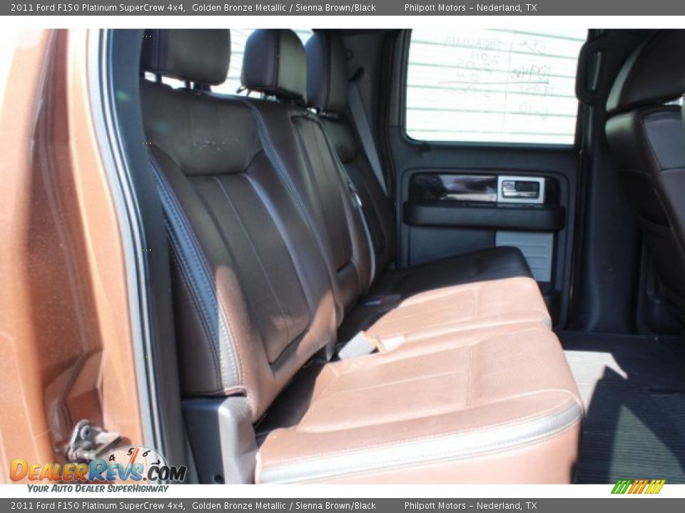 2011 Ford F150 Platinum SuperCrew 4x4 Golden Bronze Metallic / Sienna Brown/Black Photo #25