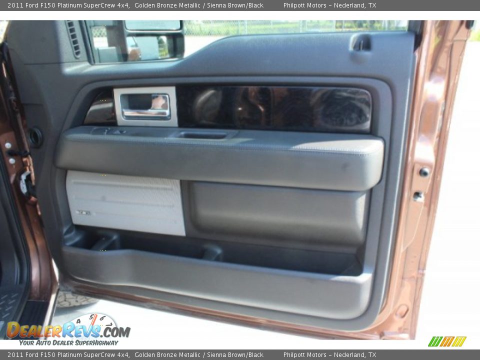 2011 Ford F150 Platinum SuperCrew 4x4 Golden Bronze Metallic / Sienna Brown/Black Photo #26