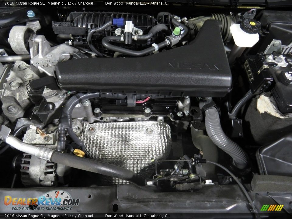 2016 Nissan Rogue SL Magnetic Black / Charcoal Photo #6