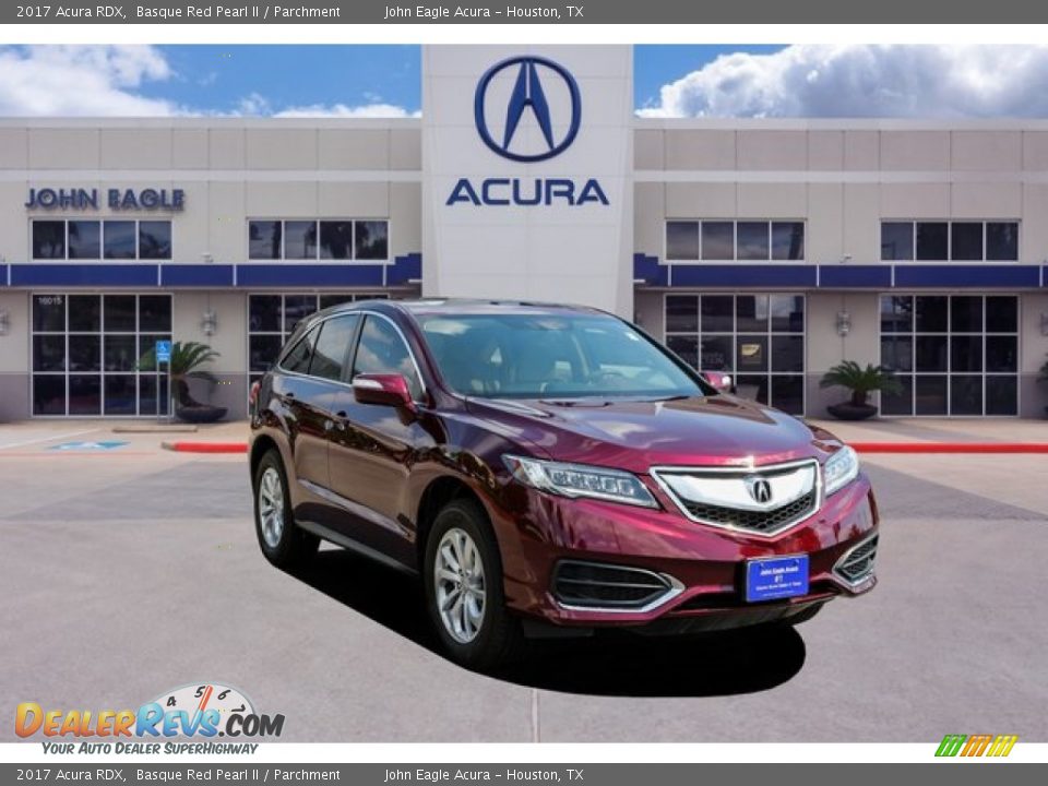 2017 Acura RDX Basque Red Pearl II / Parchment Photo #1