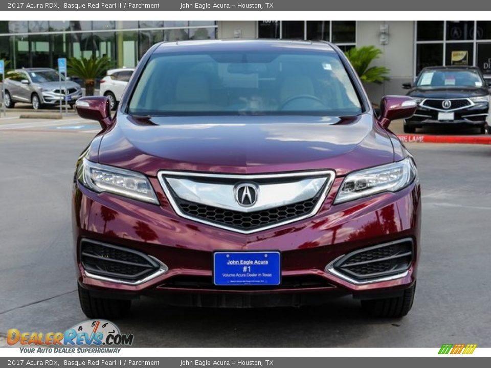 2017 Acura RDX Basque Red Pearl II / Parchment Photo #2