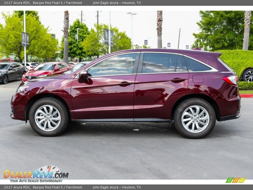 2017 Acura RDX Basque Red Pearl II / Parchment Photo #4