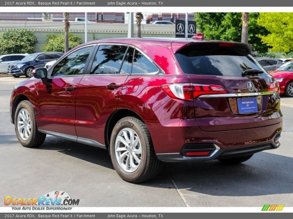 2017 Acura RDX Basque Red Pearl II / Parchment Photo #5