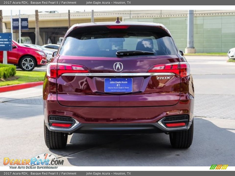 2017 Acura RDX Basque Red Pearl II / Parchment Photo #6