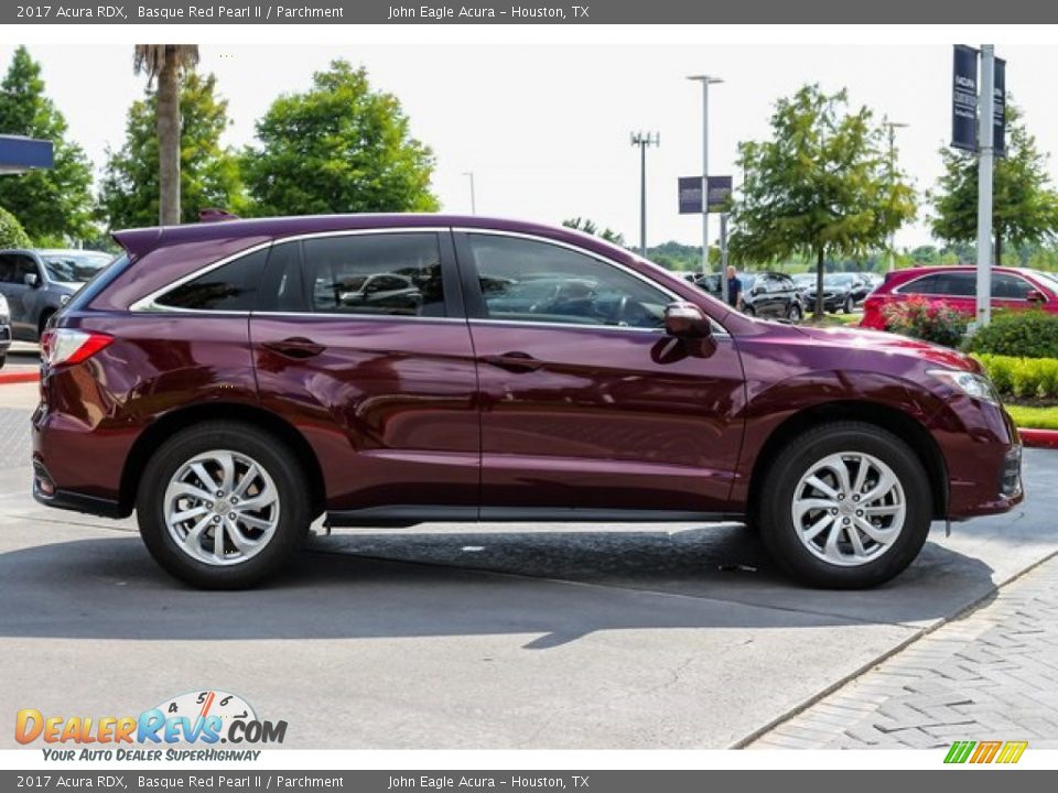 2017 Acura RDX Basque Red Pearl II / Parchment Photo #8