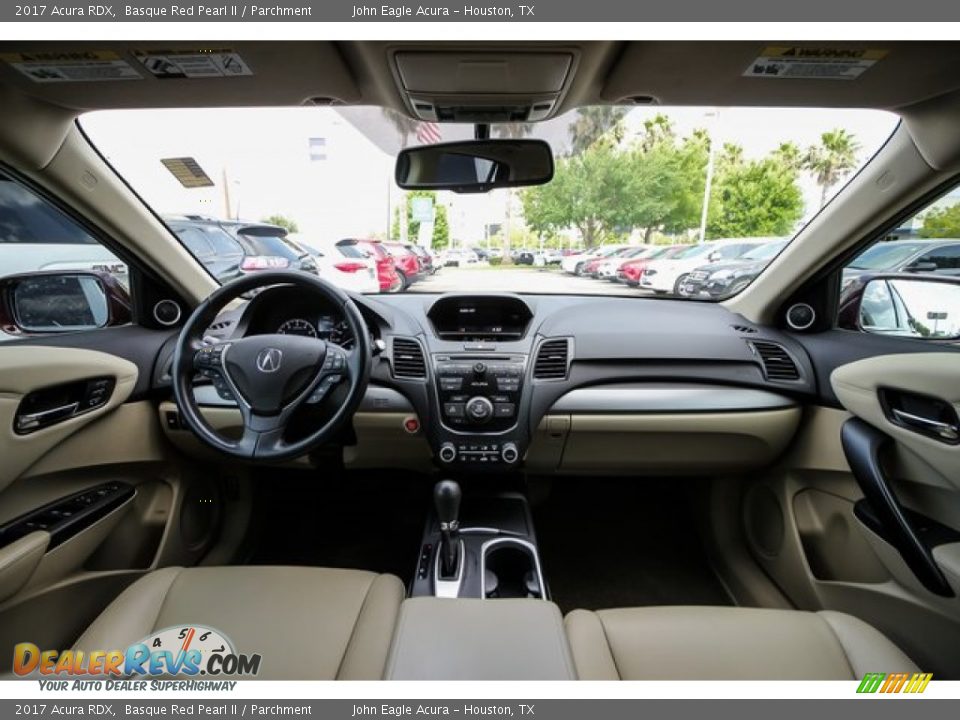 2017 Acura RDX Basque Red Pearl II / Parchment Photo #9