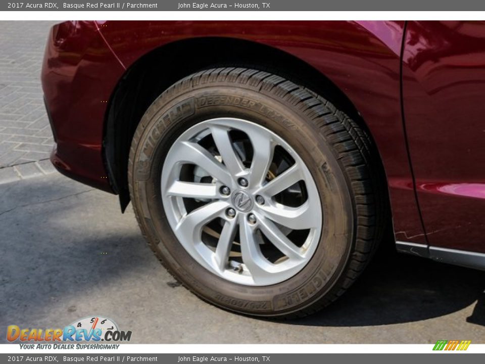 2017 Acura RDX Basque Red Pearl II / Parchment Photo #13
