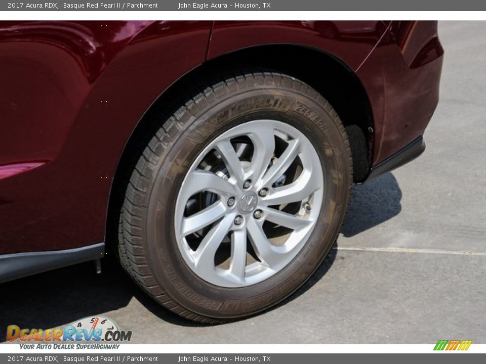 2017 Acura RDX Basque Red Pearl II / Parchment Photo #14