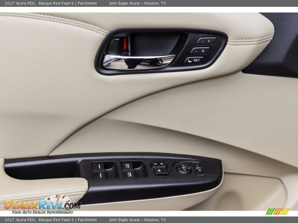 2017 Acura RDX Basque Red Pearl II / Parchment Photo #15