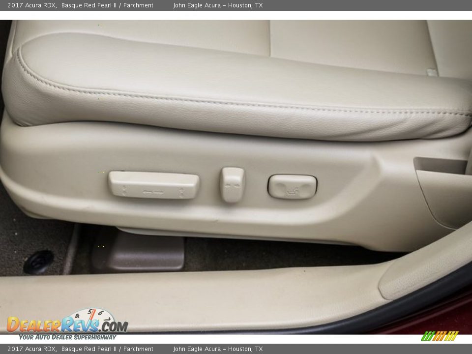 2017 Acura RDX Basque Red Pearl II / Parchment Photo #16