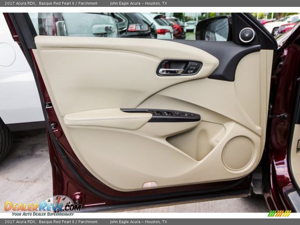 2017 Acura RDX Basque Red Pearl II / Parchment Photo #18