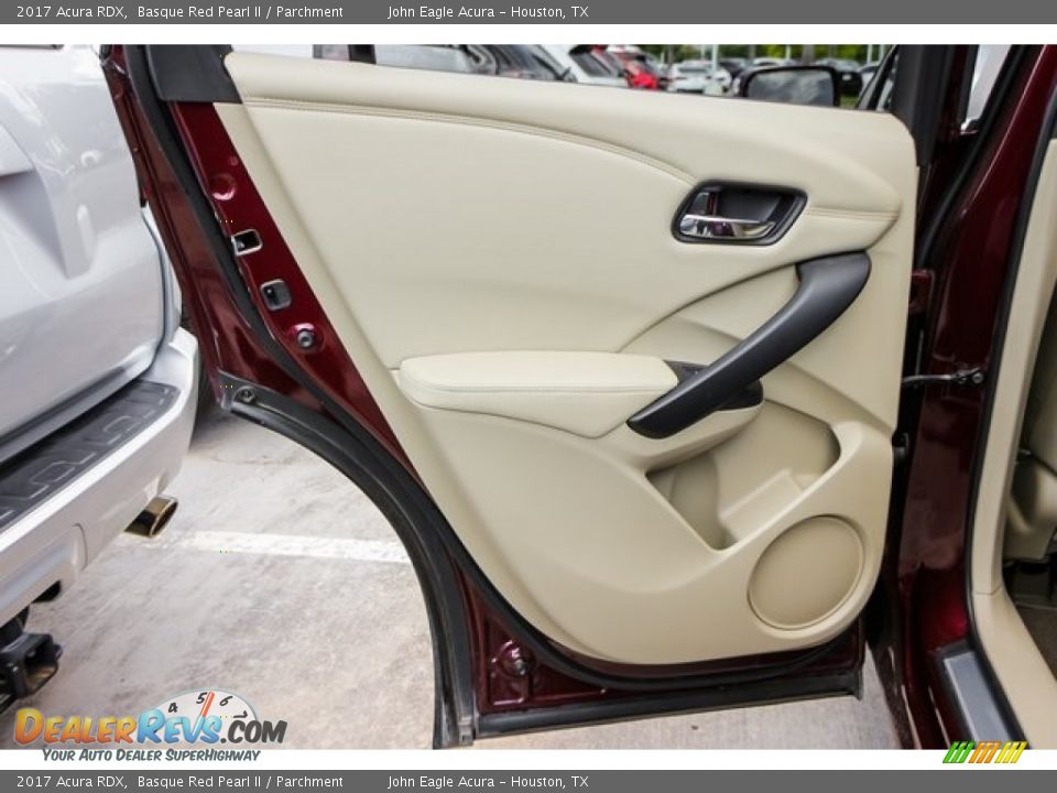 2017 Acura RDX Basque Red Pearl II / Parchment Photo #20