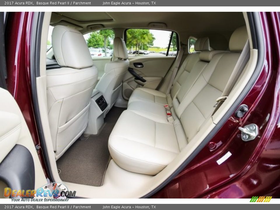 2017 Acura RDX Basque Red Pearl II / Parchment Photo #21