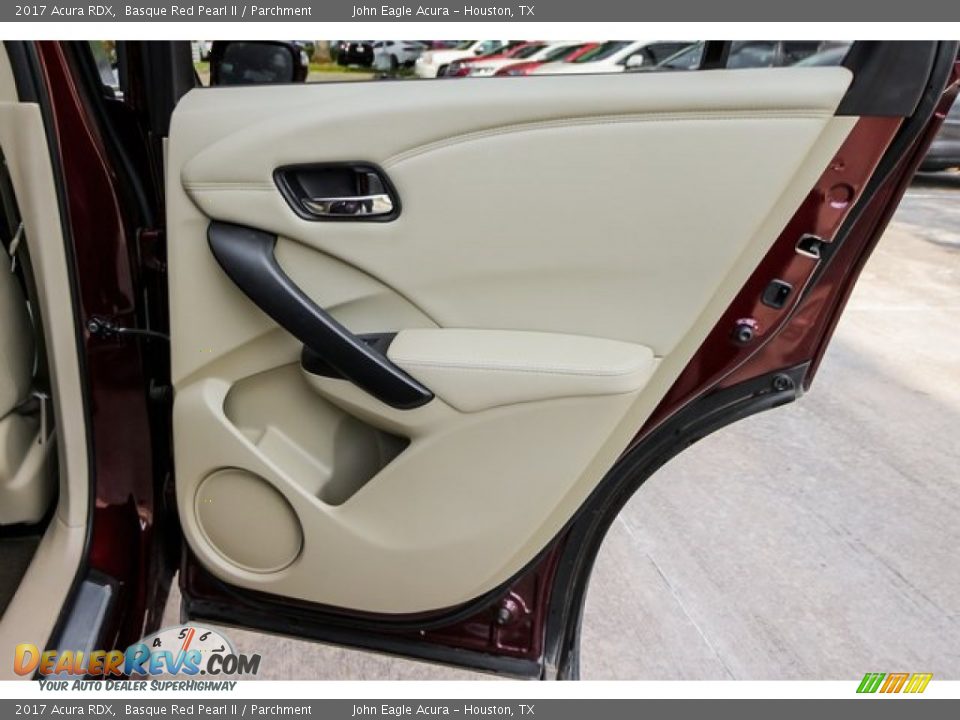2017 Acura RDX Basque Red Pearl II / Parchment Photo #24