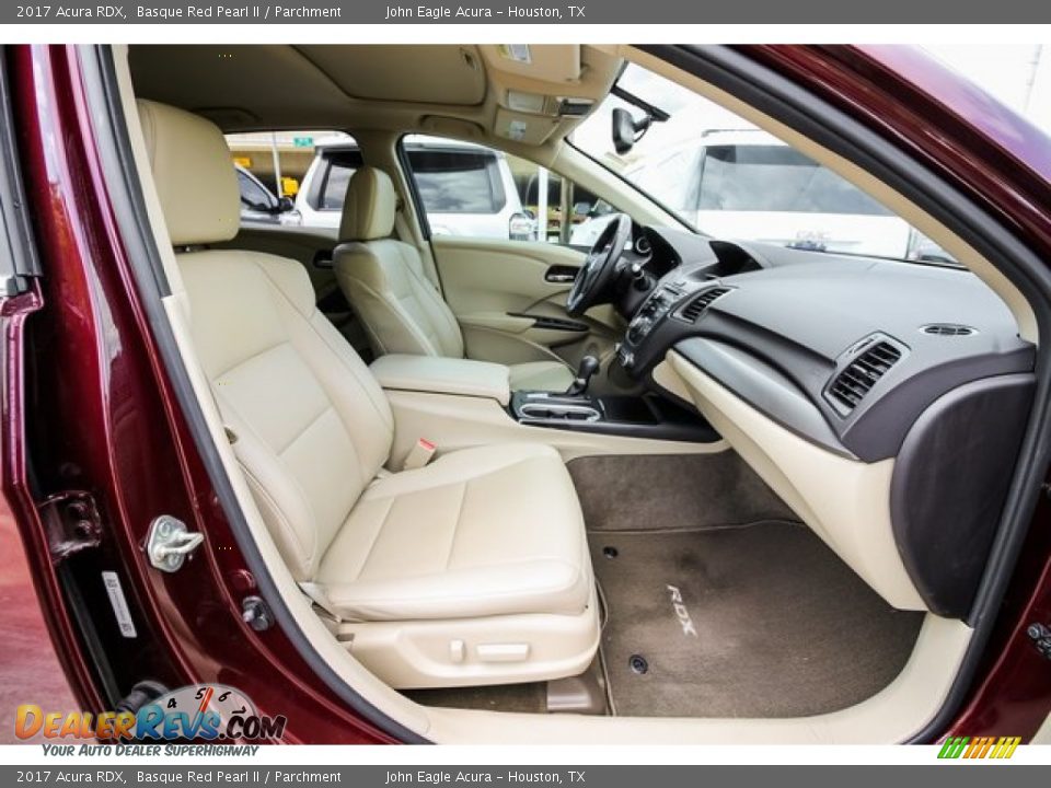 2017 Acura RDX Basque Red Pearl II / Parchment Photo #27